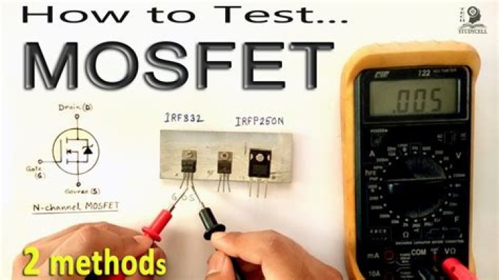 How to Test MOSFET with Multimeter: Step-by-Step PDF Guide