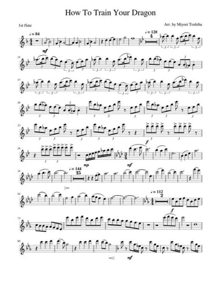How to Train Your Dragon Flute Sheet Music PDF – Learn to Play with Ease