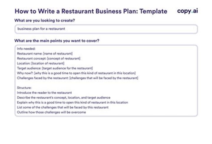 How to Write a Restaurant Business Plan in PDF Format