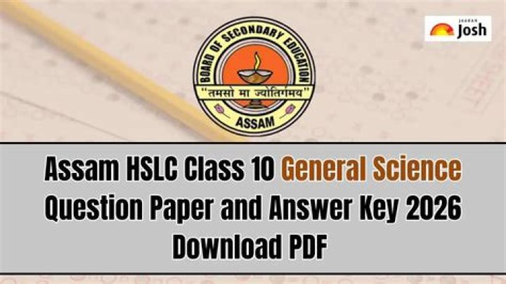 2018 HSLC Assam PDF Question Paper – Download Complete Set