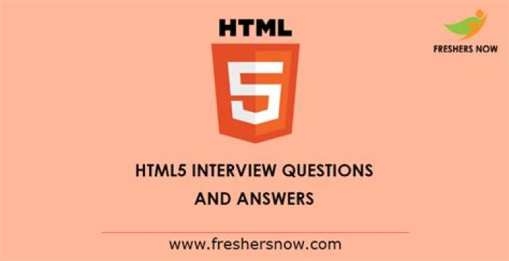 HTML5 Interview Questions and Answers PDF: Expert Guide