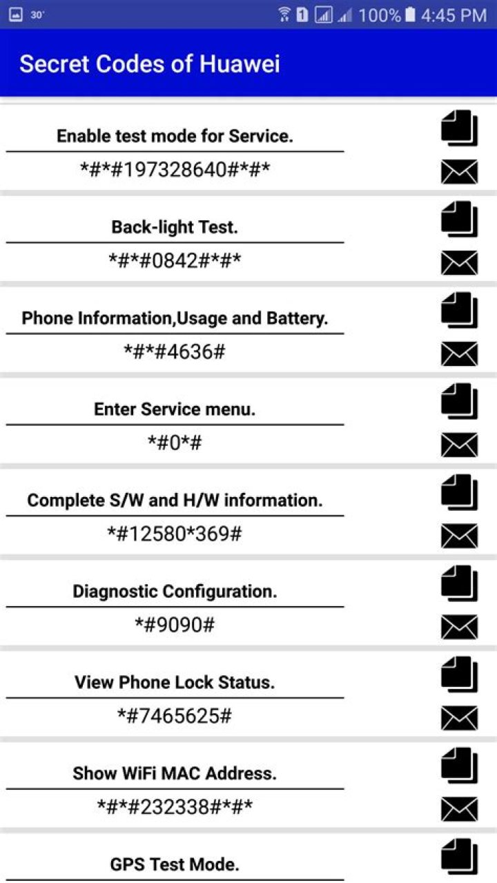 Huawei Secret Codes List PDF: Unlock Official Access Codes