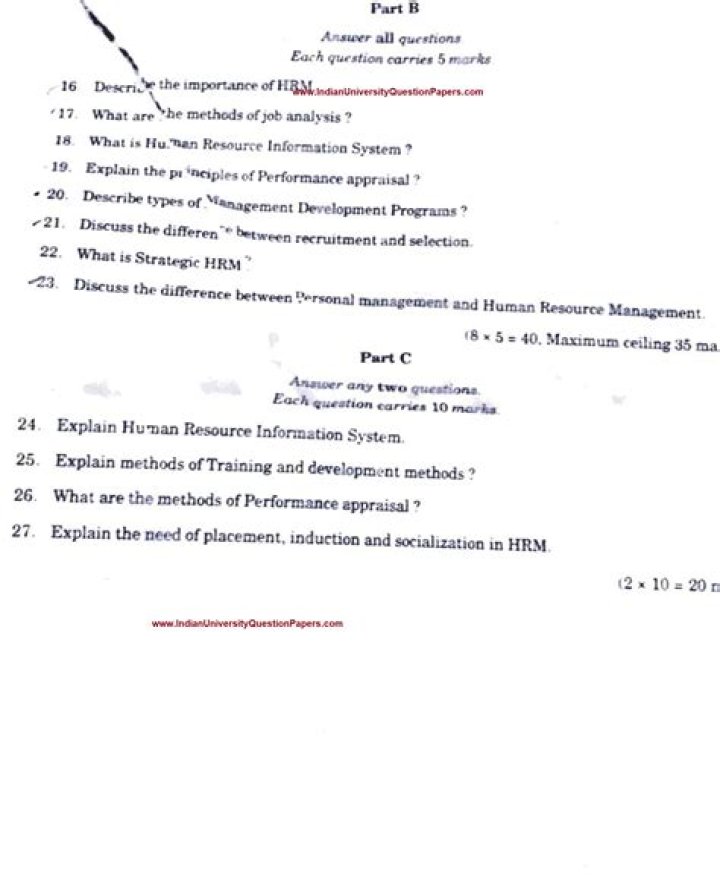 Human Resource Management BBA 3rd Semester PDF Notes & Study Guide
