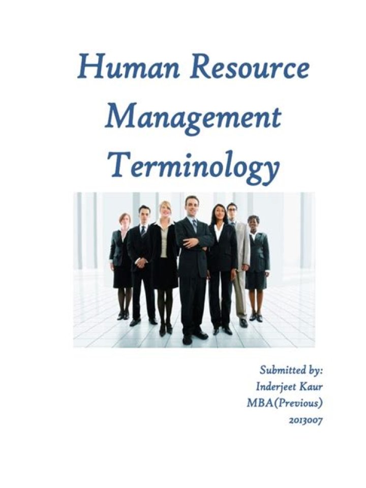 Human Resource Management Glossary PDF: Essential Terms Explained