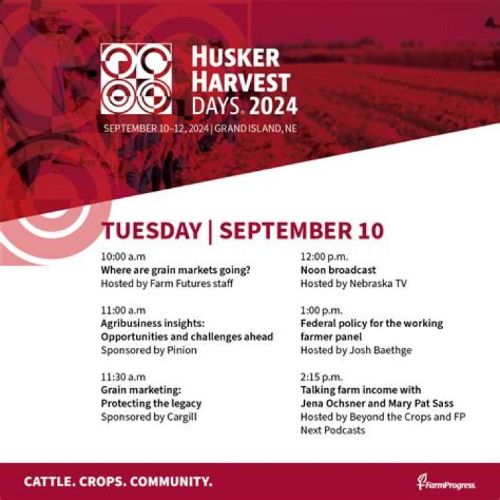 Husker Harvest Days Exhibitor List PDF – 2024 Schedule & Vendors