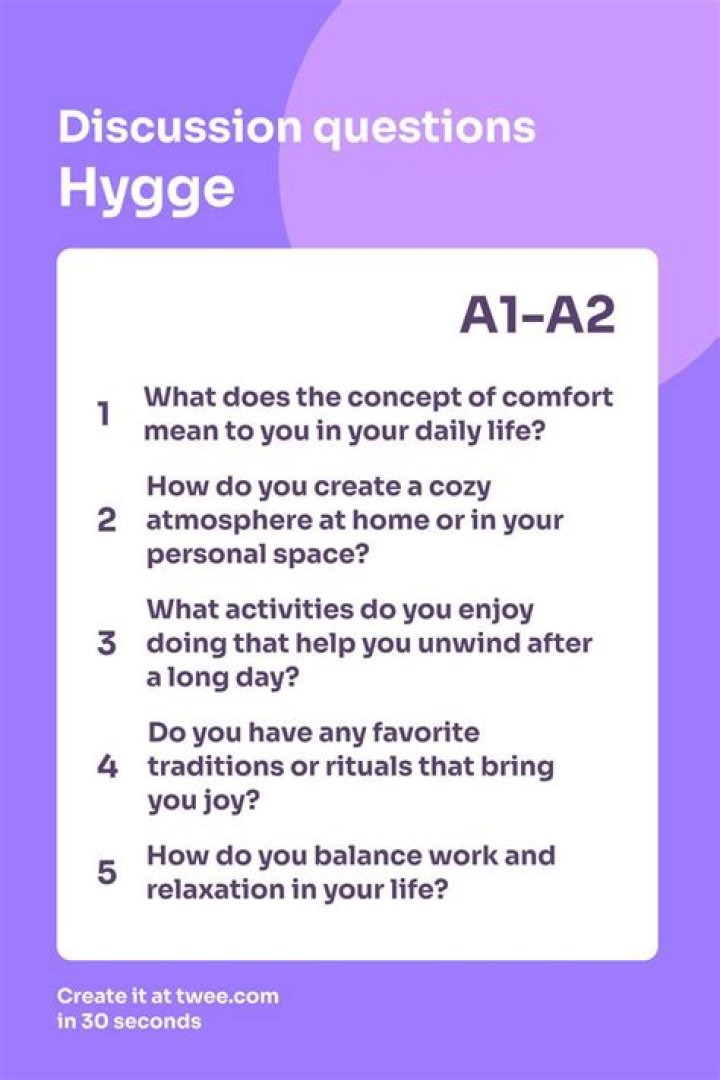 Hygge Questions PDF: 50 Mindful Reflections to Cultivate Cozy Joy