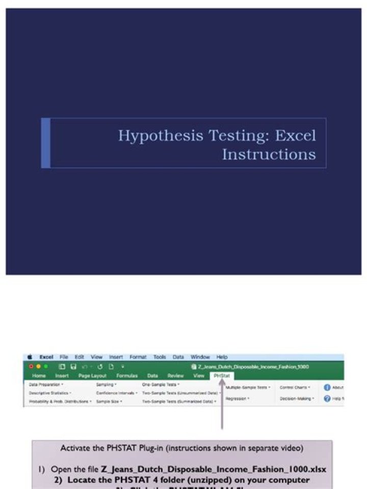 Hypothesis Testing in Excel PDF: Step-by-Step Guide & Tips