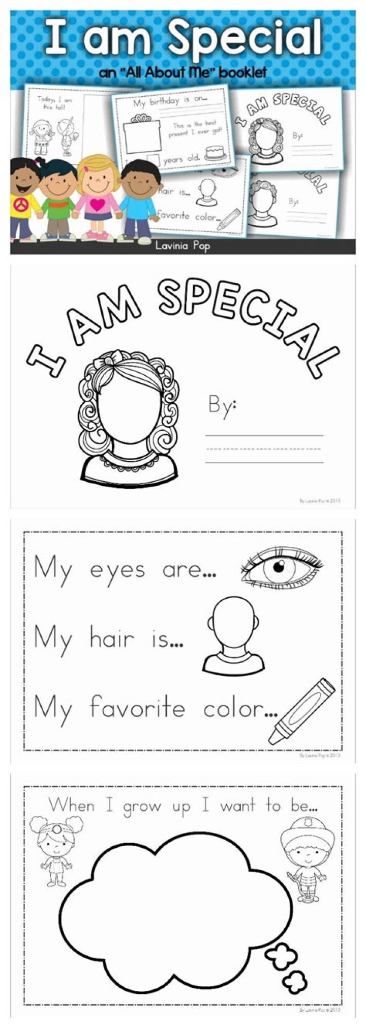 I Am Special Worksheet PDF: Empower Your Child's Confidence
