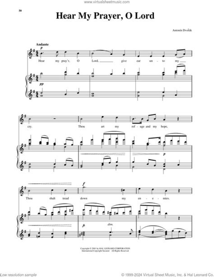 He Heard My Prayer: Free PDF Sheet Music for Worship
