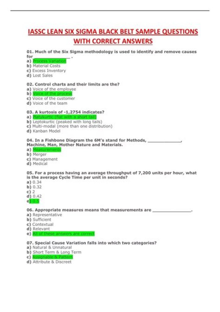IASC Black Belt Exam Questions PDF – Practice & Prep Guide