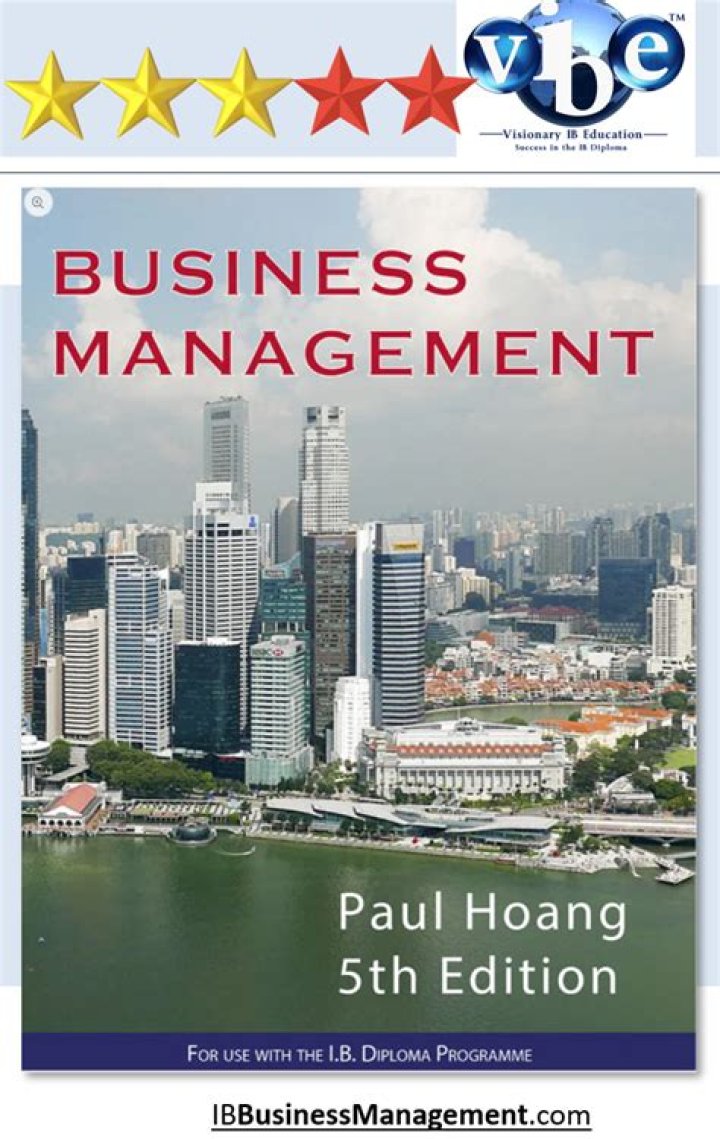 IB Business Management 5th Edition PDF Textbook by Paul Hoang – Full Study Guide