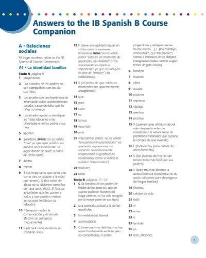 IB Spanish B Course Book 2nd Edition Answers PDF – Instant Access