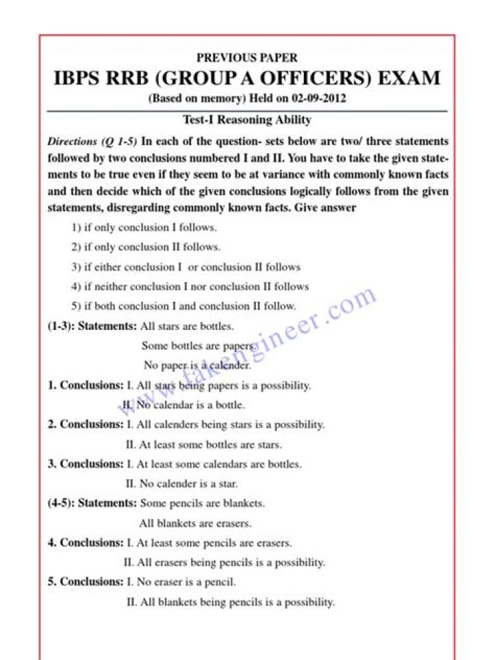 IBPS RBB Previous Year Question Papers PDF – Download With Solutions