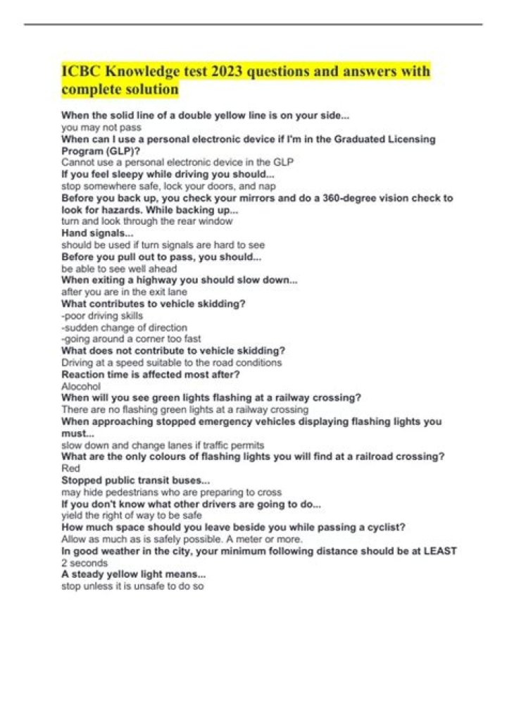 ICBC Knowledge Test Questions and Answers PDF: Master the Exam