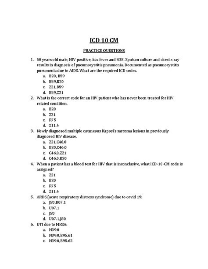ICD 10 Questions for CPC Exam PDF: Practice & Prep Guide