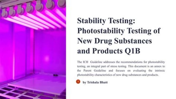 Q1B Photostability Testing PDF Guide: Reliable Durability Data