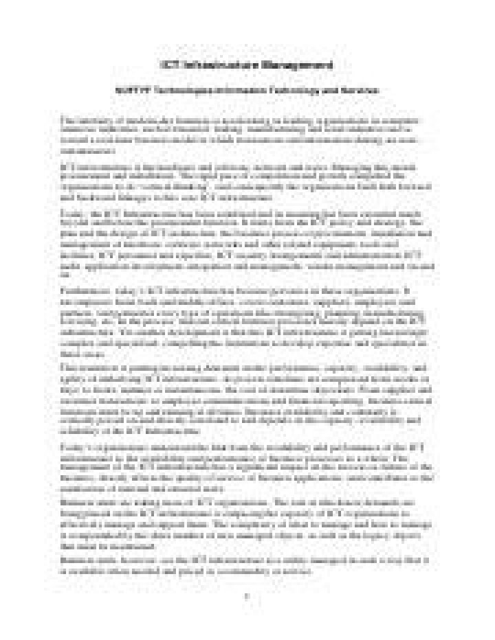 Effective ICT Infrastructure Management PDF Guide