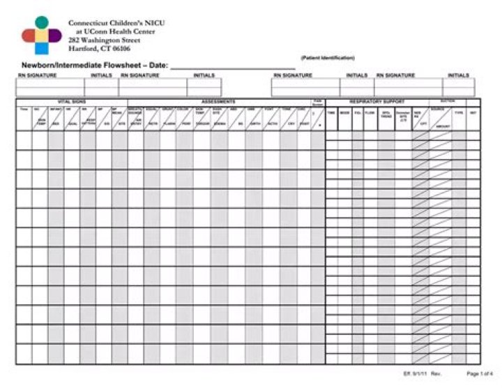 ICU Flow Sheet PDF: Essential Patient Monitoring Template