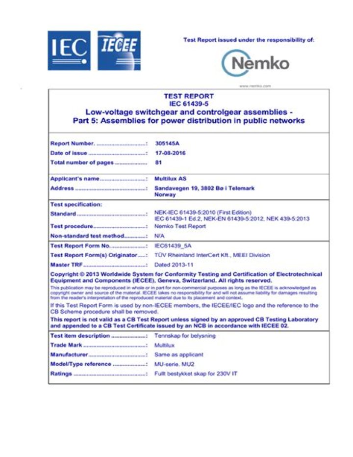 IEC 62368-1 Test Report PDF – Official Compliance Documentation