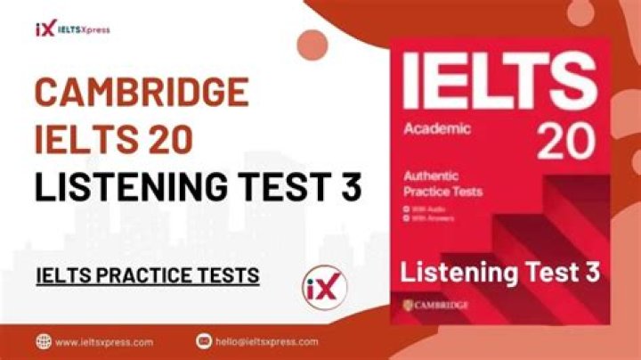 IELTS Academic Listening Practice Test PDF 2020 – Download Now