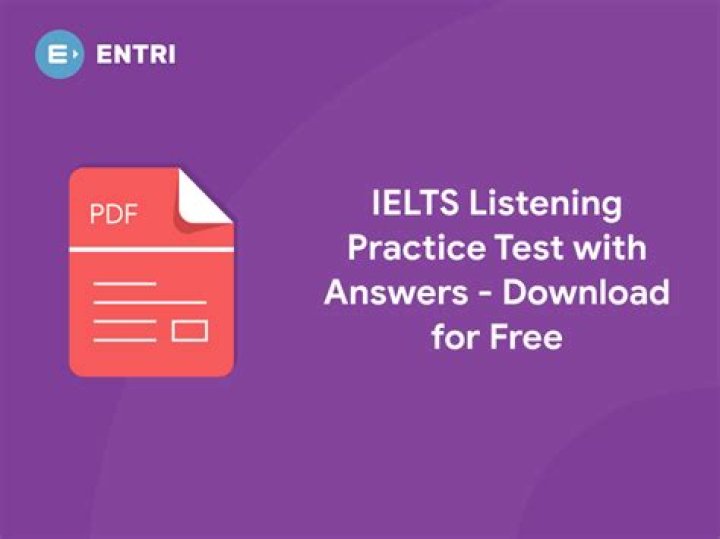 IELTS Academic Listening Practice Test with Answers PDF