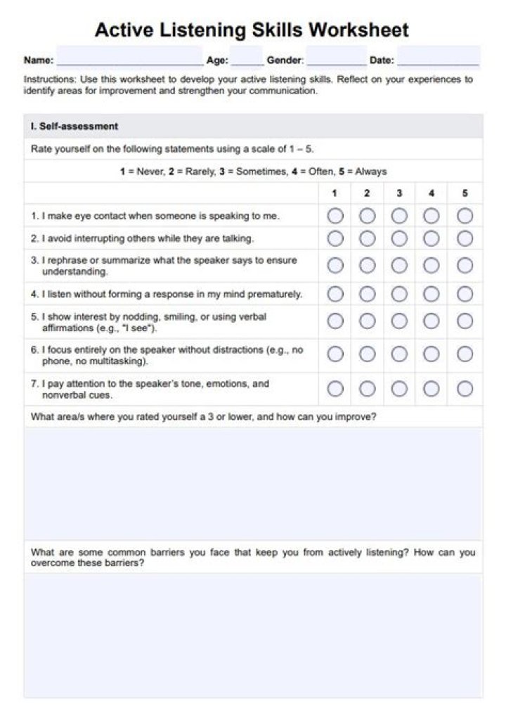 Free IELTS Listening Worksheet PDF – Practice Test for Band 6-9