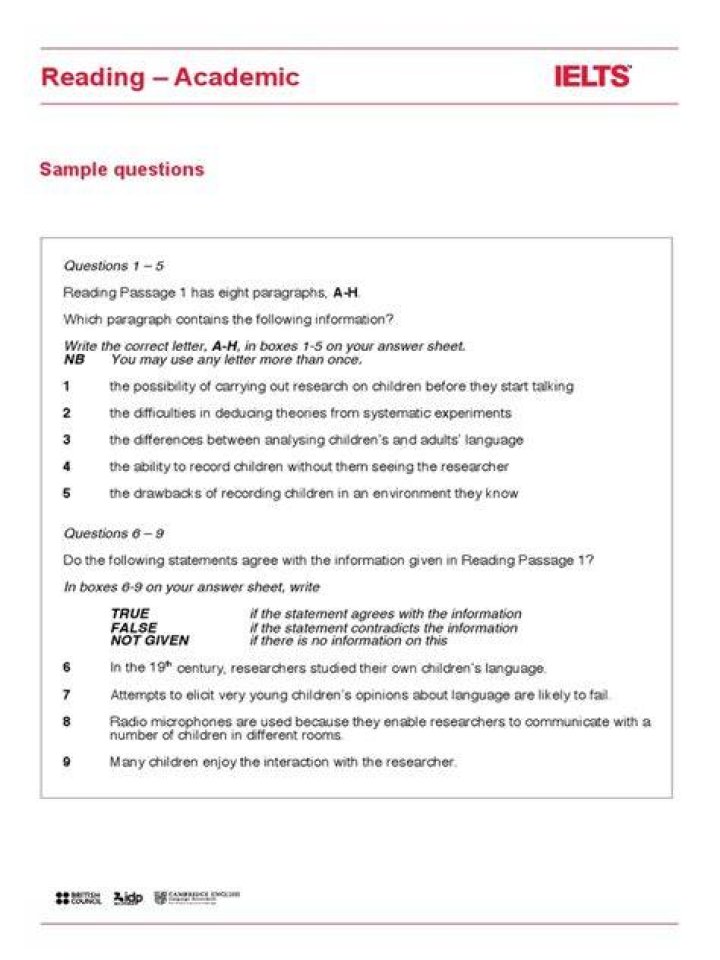 Download Free IELTS Questions PDF – Practice Tests & Answers