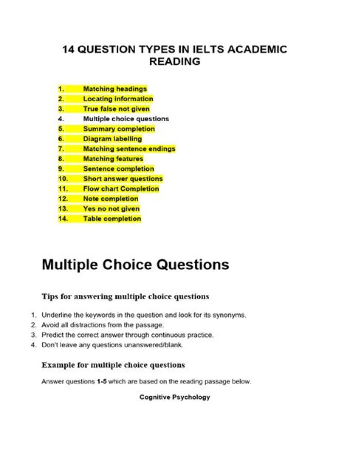IELTS Reading Multiple Choice Test PDF: Practice & Preparation Guide