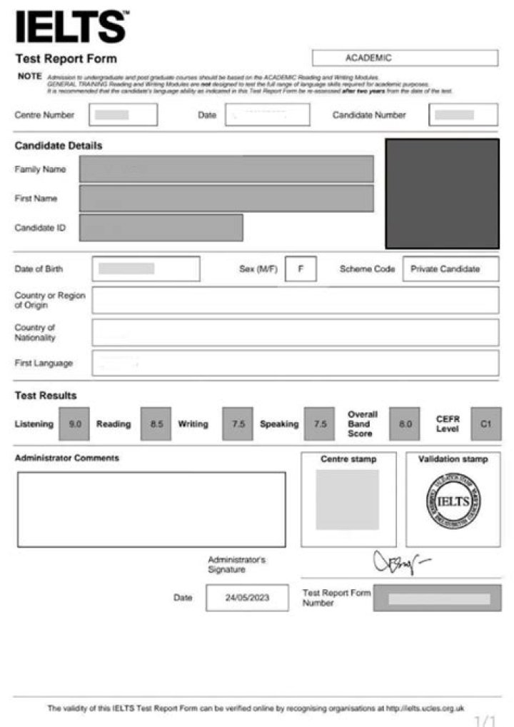 Download Your IELTS Score Sheet PDF Instantly