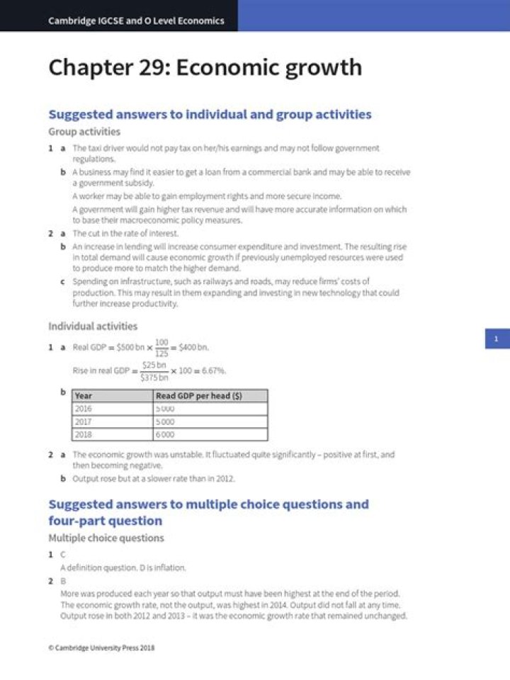 IGCSE Economics Questions & Answers PDF – Perfect Study Resource