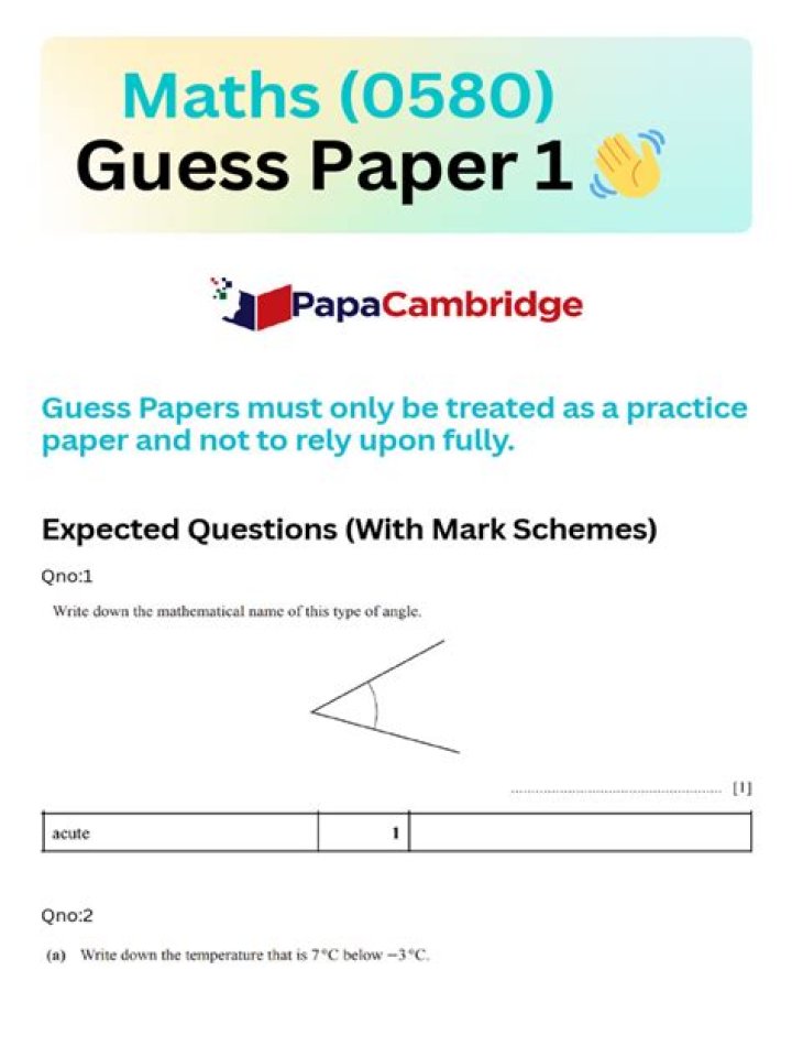 IGCSE Maths 0580 Topic-wise Questions with Answers PDF – Complete Study Guide