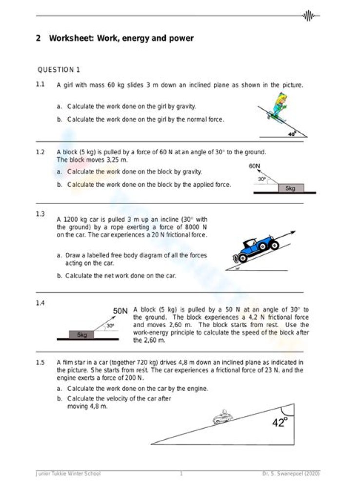 IGCSE Physics: Work, Energy & Power – Top PDF Questions & Revision Guide