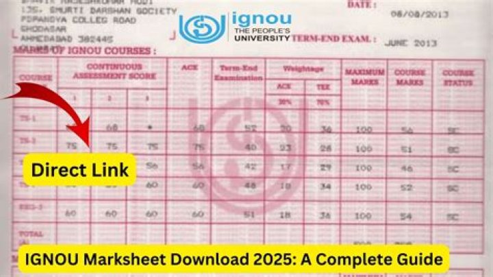 IGNOU BED Entrance Result 2017 Merit List PDF Download