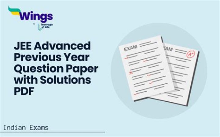 IIT JEe Advanced 2015 Question Paper with Solutions PDF – Download Now