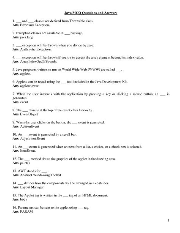 IKM Java Test Questions & Answers PDF – Download Now