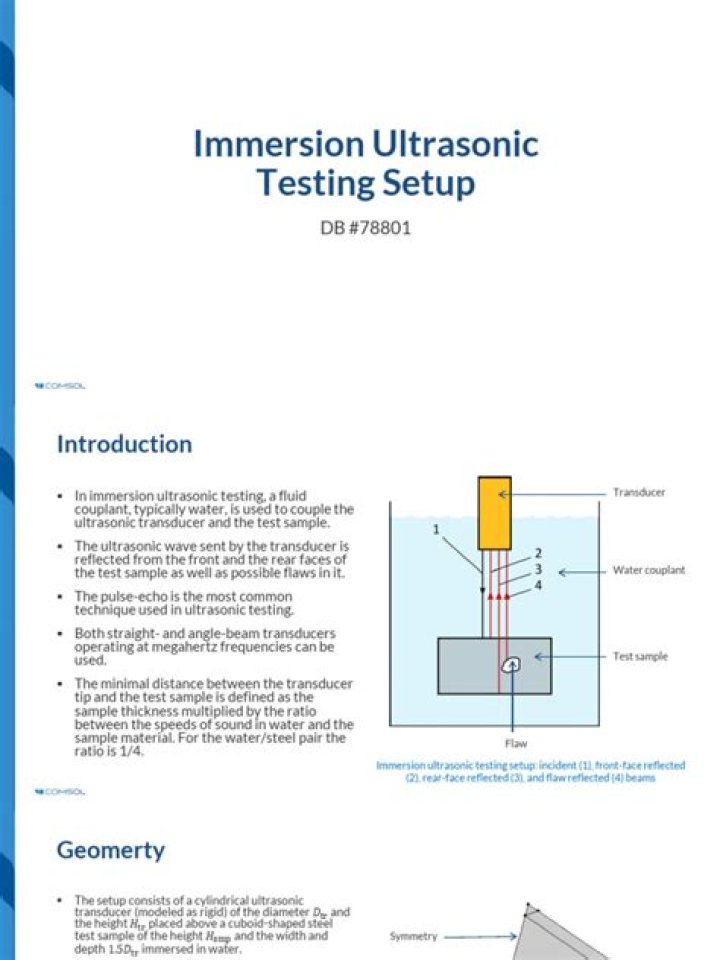 Immersion Ultrasonic Testing PDF: Comprehensive Guide for Non-Destructive Testing