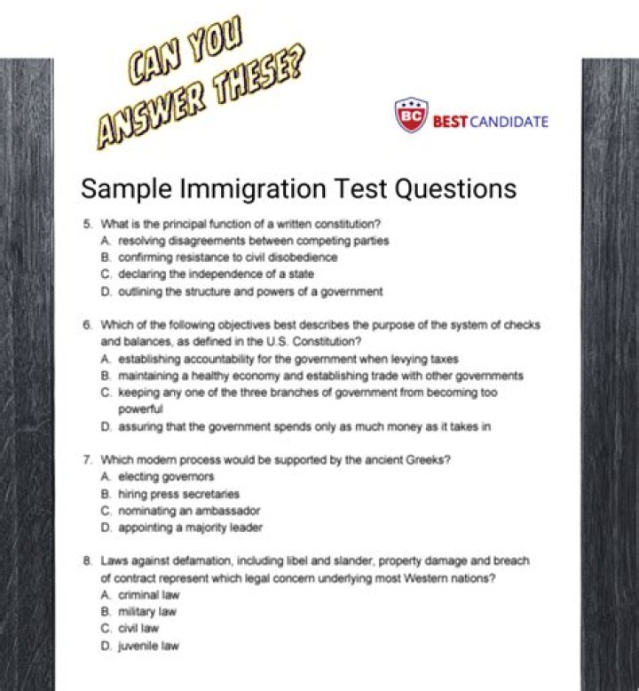 Immigration Test PDF: Official Exam Guide & Download