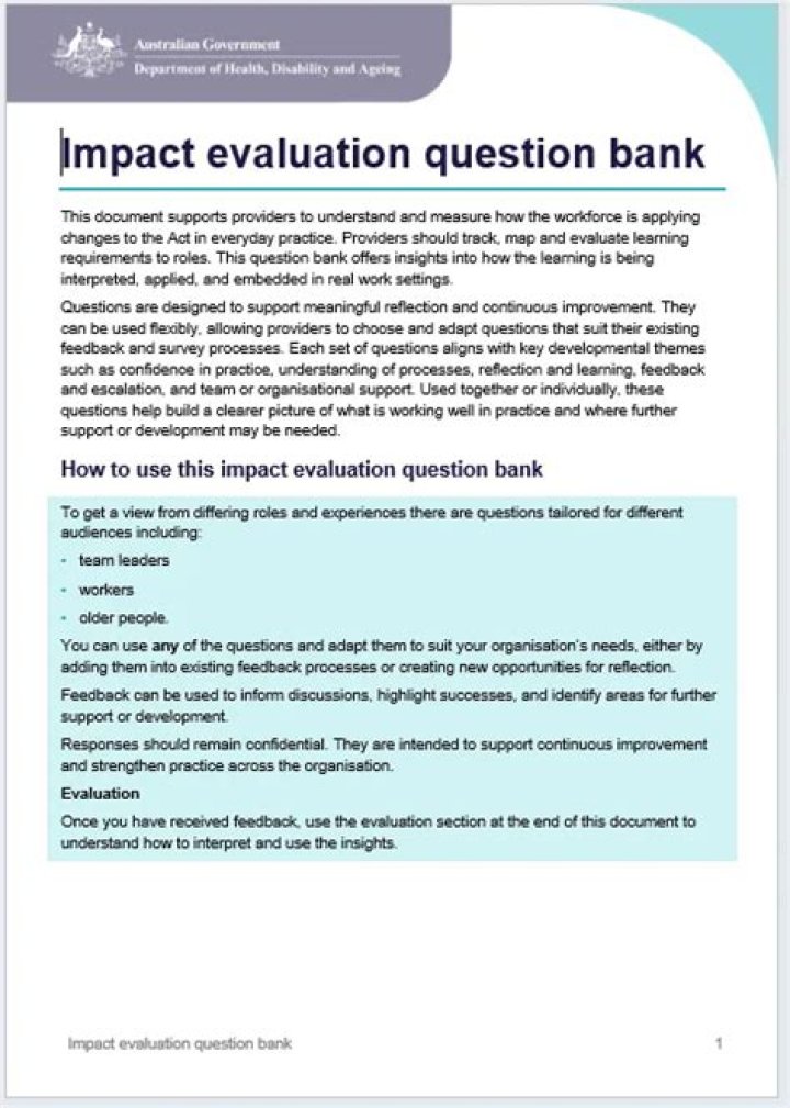 Impact Evaluation Questions PDF: Essential Tools for Effective Assessment