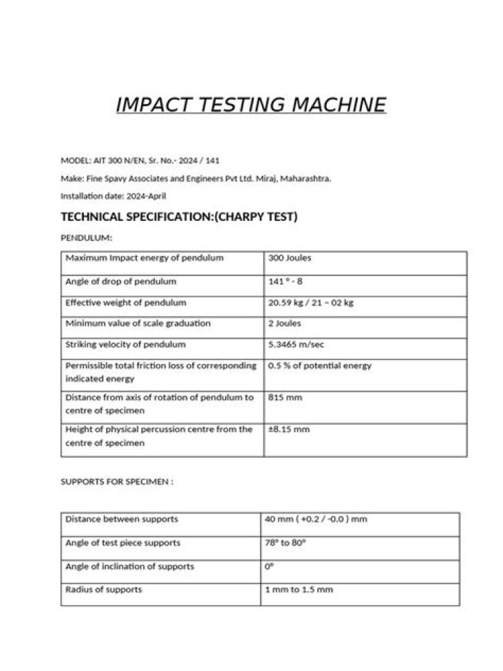 Impact Testing Machine PDF: Essential Guide to Performance & Safety Testing