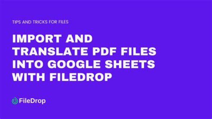Easily Import PDFs into Sheets – Step-by-Step Guide