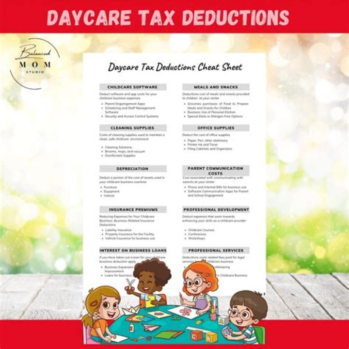 In-Home Daycare Tax Deduction Worksheet PDF – Save Money Easily
