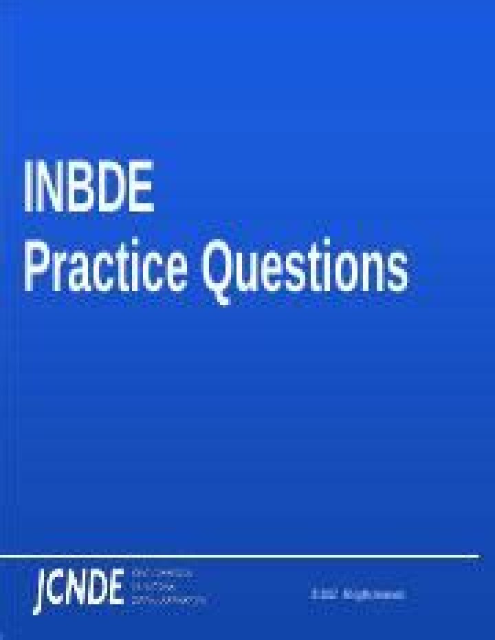 Master INBDE Practice Questions PDF: Boost Your Pass Rate