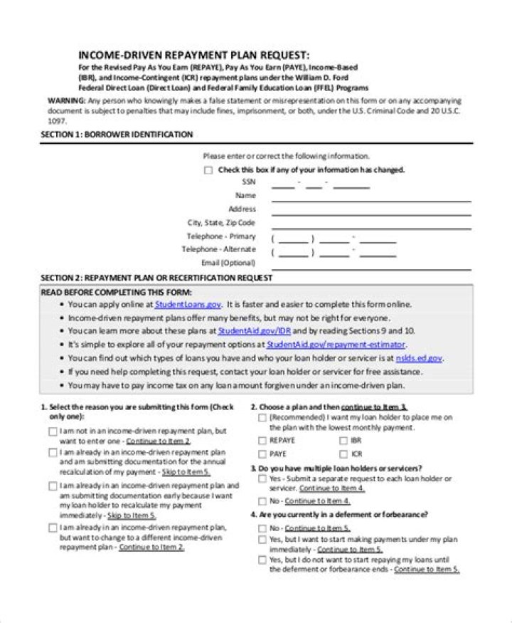 Income-Driven Repayment Plan PDF: How to Lower Your Student Loan Payments