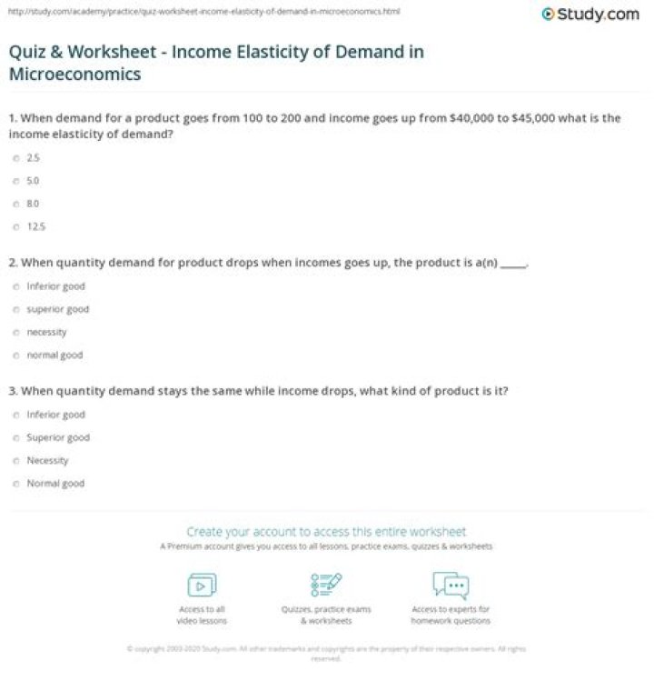 Income Elasticity of Demand: Key Questions & Answers PDF