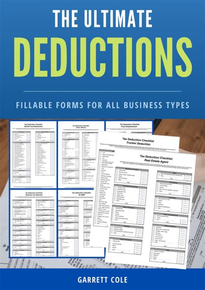 Free Income Tax Deduction List PDF – Save Money on Taxes