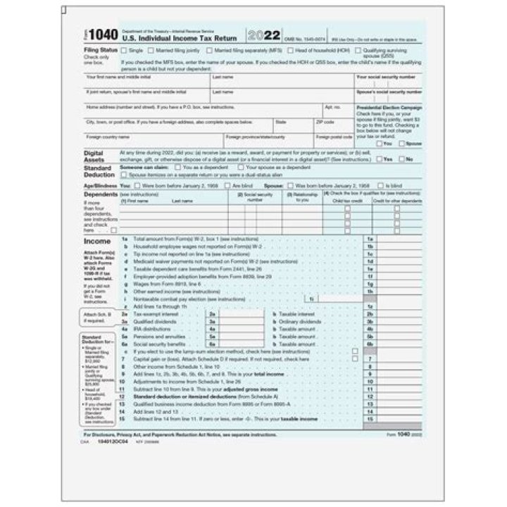Income Tax Worksheet PDF for Easy Filing & Accurate Reporting