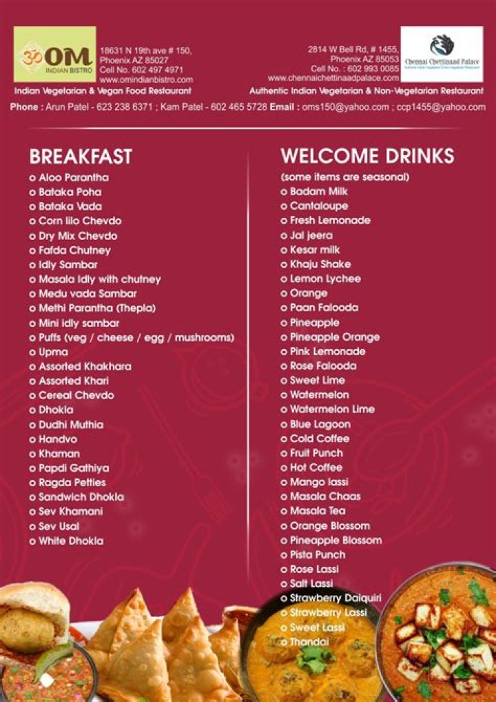 Indian Breakfast Menu List PDF – Easy & Authentic Indian Breakfast Recipes