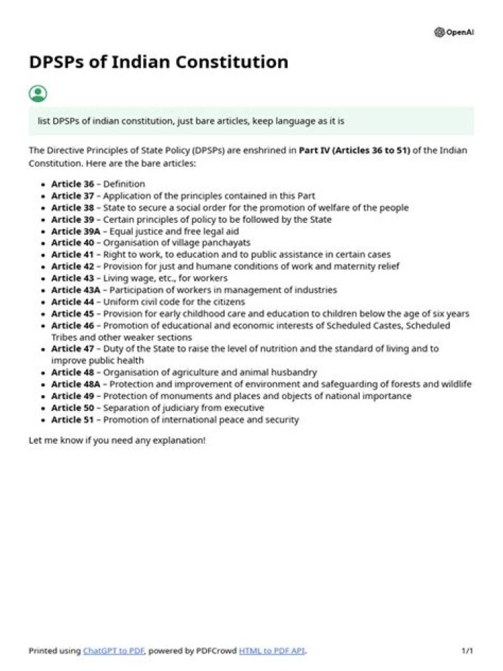 Complete List of Indian Constitution Articles PDF – Download Now