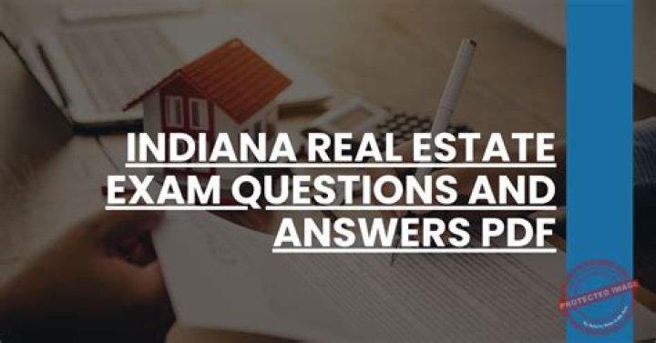 Indiana Real Estate Exam Questions & Answers PDF: Perfect Study Guide