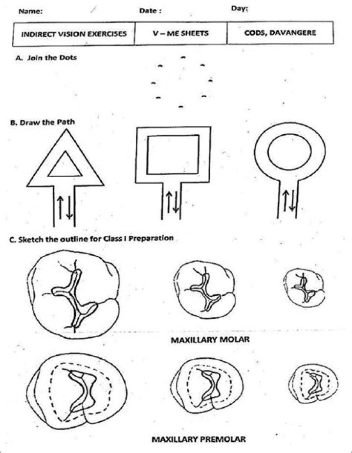 Indirect Vision Practice Sheet PDF: Master Visual Focus & Awareness